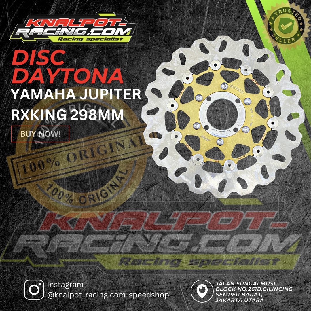 PIRINGAN CAKRAM DISC DAYTONA YAMAHA JUPITER RXKING 298MM